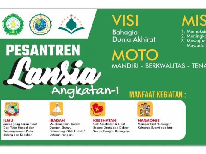 Pesantren Lansia Perdana di Sintang